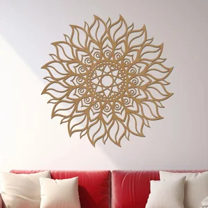 Dřevěná mandala Vnitřní Plamen 80 cm