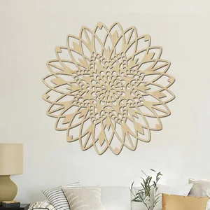 Dřevěná mandala Zdraví na zeď, různé barvy a rozměry