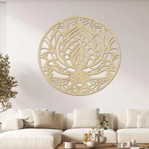 Dřevěná mandala Ženská Síla 20 cm
