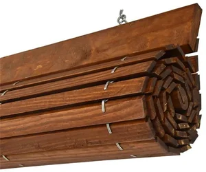 Dřevěná rolety na pergolu Třešeň, 150 cm šířka