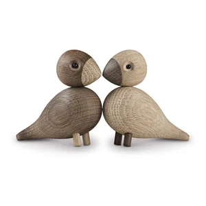 Dřevěná sada Lovebirds z masivního dubu Kay Bojesen