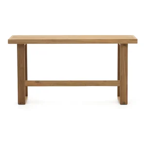 Dřevěná zahradní lavice Canadell – Kave Home, přírodní odstín