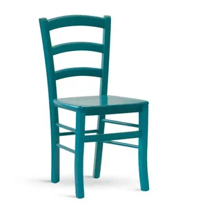 Dřevěná židle Paysane COLOR z masivu blu