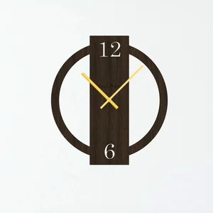 Dřevěné nástěnné hodiny DESIGN Wenge 40x40 cm