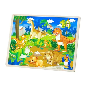 Dřevěné puzzle dinosauři pro děti