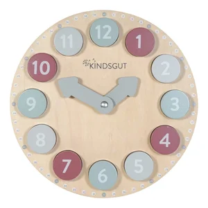Dřevěné vkládací puzzle Clock od Kindsgut