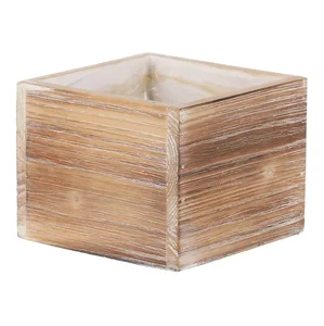 Dřevěný obal na květiny AB2206 NAT