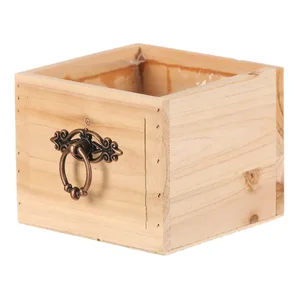 Dřevěný obal na květiny AB2209 – přírodní