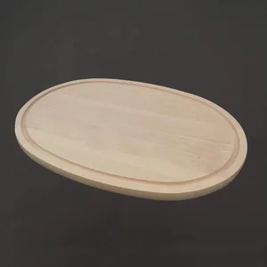Dřevěný oválný servírovací podnos 38 cm