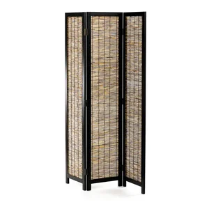 Dřevěný paraván EF-L174 BK černý