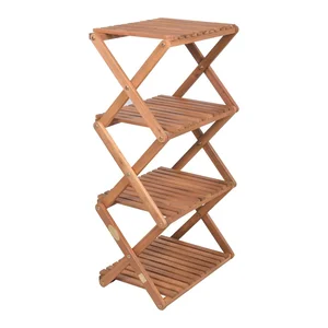 Dřevěný stojan na květiny Tulsa – Garden Pleasure, 87 cm