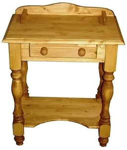 Dřevěný telefonní stolek z masivu 00413