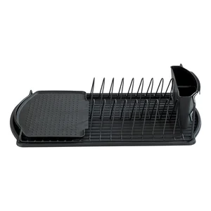 Drip Basic – černý odkapávač na nádobí Wenko