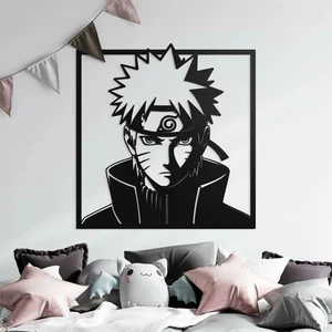 DUBLEZ | Dřevěný panel s motivem Naruto