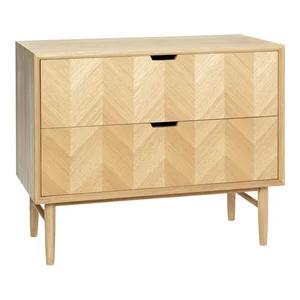 Dubová komoda Hübsch Herringbone