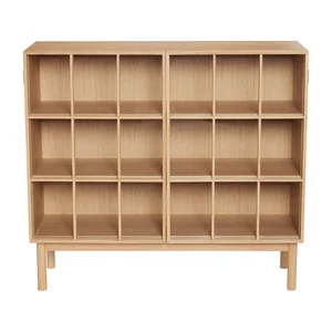 Dubová vitrína Hübsch 100x90 cm