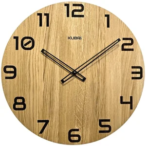 Dubové nástěnné hodiny 44 cm