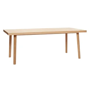 Dubový jídelní stůl 100×200 cm, přírodní, vzor Herringbone – Hübsch