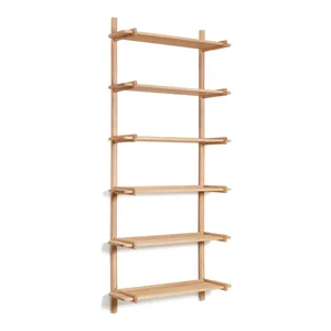 Dubový modulární policový systém Sitra 90x202 cm