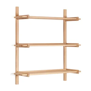 Dubový modulární policový systém Sitra – Kave Home, 90×98 cm