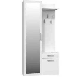 Duo: Předsíňová stěna v matné bílé