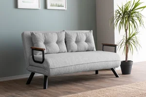 Dvojsedák COMPACT – světle šedá