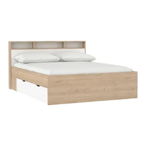 Dvoulůžková postel Ikast s úložným prostorem 160x200 cm
