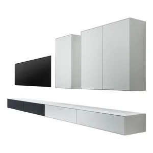 Edge by Hammel: Černobílá sestava TV stolku a dvě komody