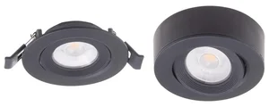 Elegantní černé LED svítidlo ISDA 7W s chladným bílým světlem