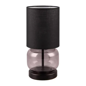 Elegantní černo-fialová stolní lampa Elio