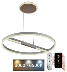 Elegantní LED závěsný lustr NEDES s dálkovým ovládáním a aplikací