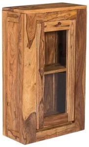 Elegantní palisandrová nástěnná skříňka do koupelny Gani 40x60x15