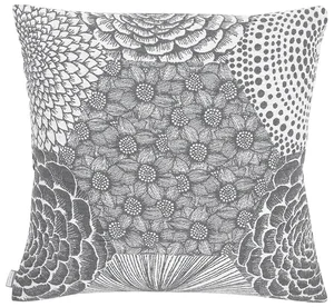 Elegantní povlak na polštář Ruut 45x45 cm v šedo-bílém designu