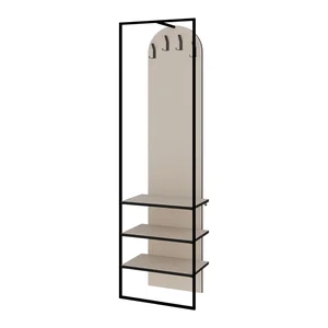 Elegantní předsíňová sestava Edora v černo-krémovém provedení
