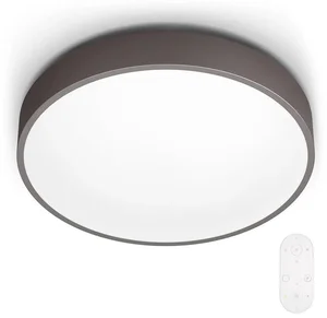 Elegantní stropní LED svítidlo Philips s dálkovým ovládáním - hnědé