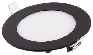 Elegantní vestavěný LED panel T-LED 6W, kulatý, 120mm, teplé bílé světlo