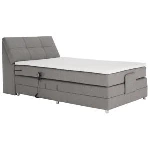 Elektrická polohovací boxspring GERONA NEW 120×200 šedá