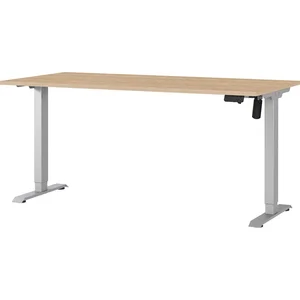 Elektricky polohovací stůl Boras 80×160 cm, dubový dekor
