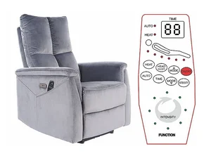 Elektrický rozkládací křeslo Neptun M Velvet