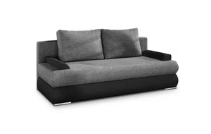 ELTAP Postel Milo Černá s potahem Sawana 14 a Soft 17, 200x60 cm
