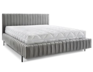 ELTAP Postel s úložným prostorem Modrá Velvetmat 140x200
