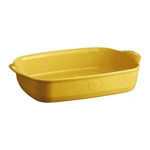 Emile Henry Ultime žlutá keramická zapékací miska 36 × 23 cm