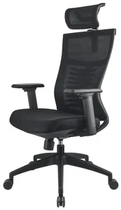 Ergonomická černá kancelářská židle Yenkee FT0605