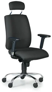 Ergonomická kancelářská židle FLEXIBLE v černém provedení