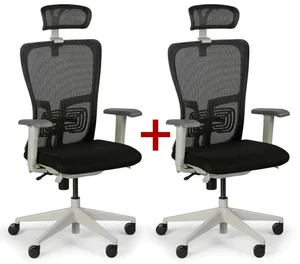 Ergonomická kancelářská židle GAM s dárkem zdarma, černá