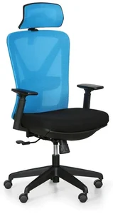 Ergonomická kancelářská židle LEGS v modré barvě