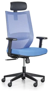Ergonomická kancelářská židle LETTY, modrý design