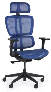 Ergonomická kancelářská židle NICO v modré barvě