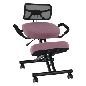 Ergonomická klekačka RUFUS růžová černá
