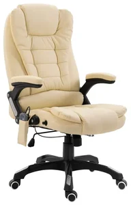 Ergonomická masážní kancelářská židle z umělé kůže